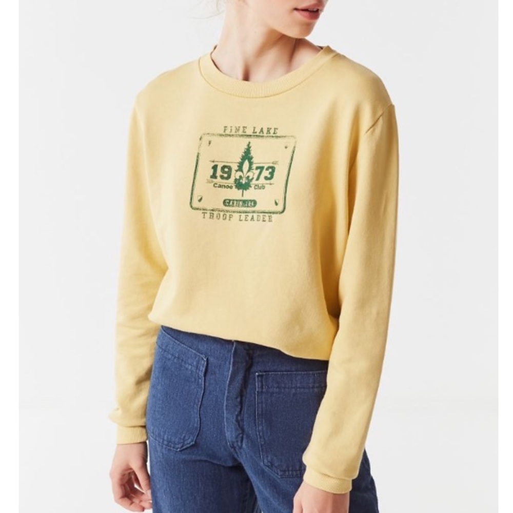 UO future state camping crew neck sweatshirt